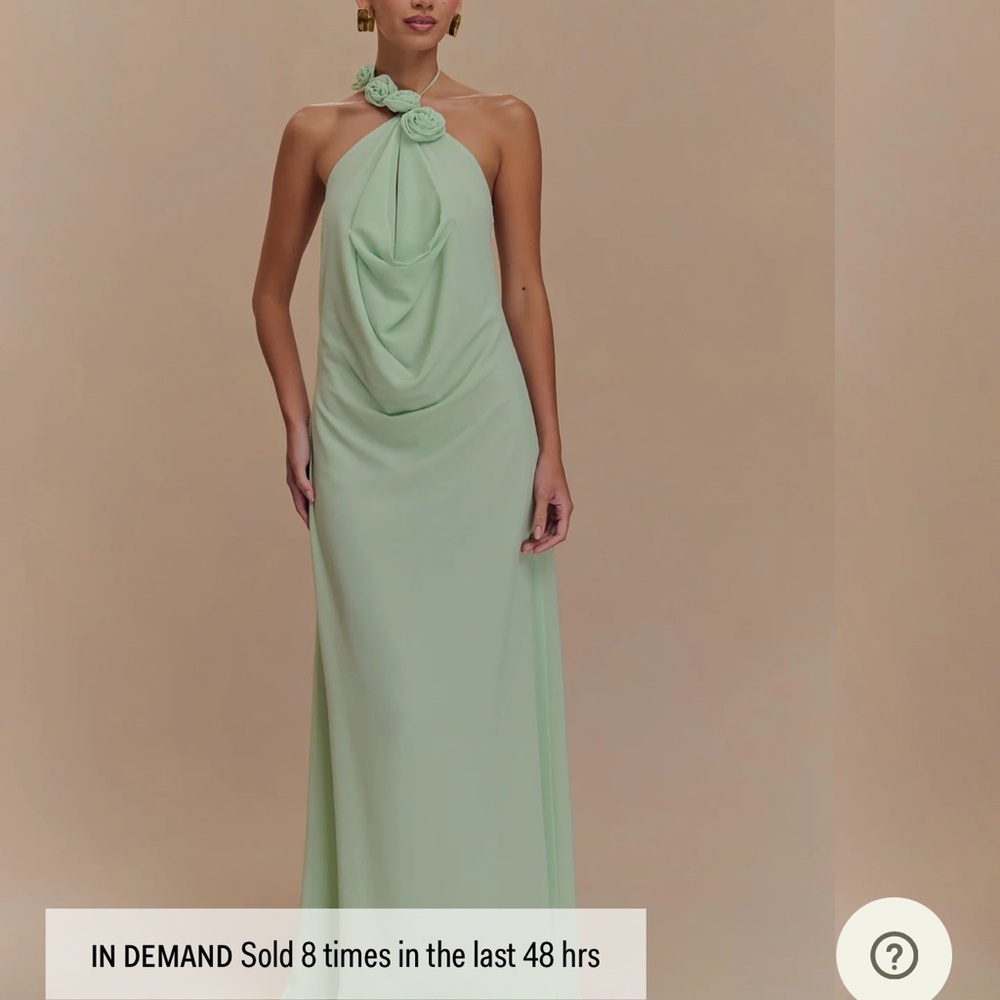 MESHKI Rosalia Cowl Neck Maxi Dress NWT